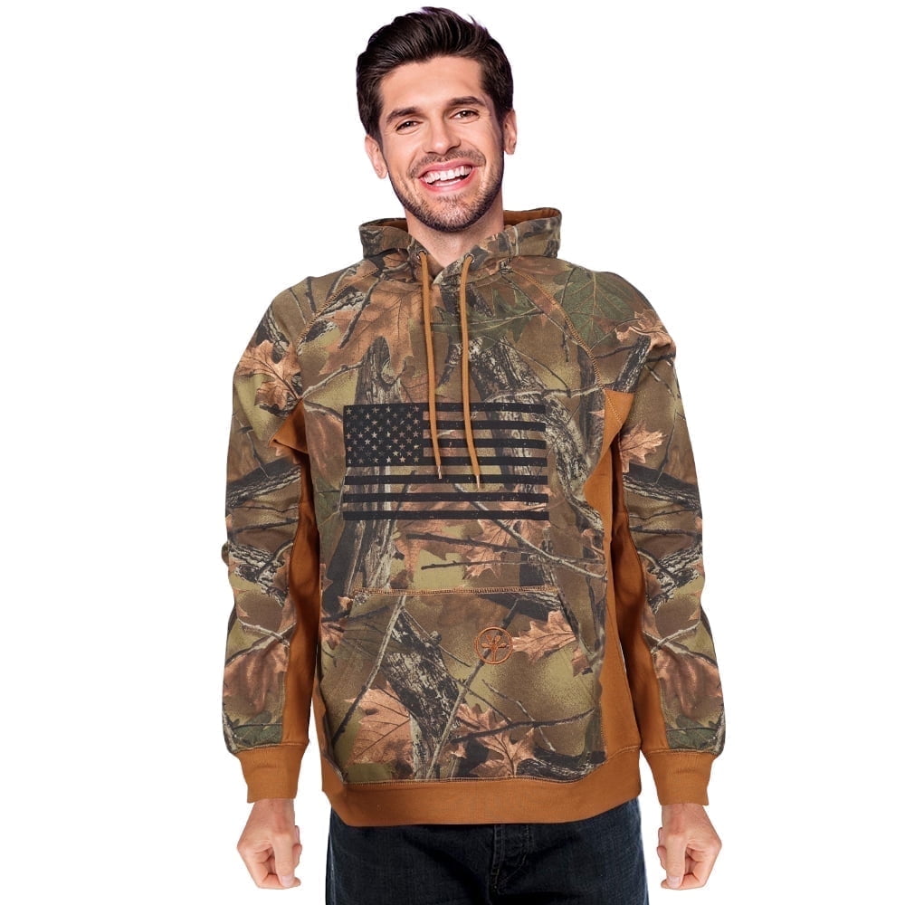 Women's Camo Hooded Sweatshirt - TrailCrest Cozy Pullover With Kangaroo Pockets - View #6