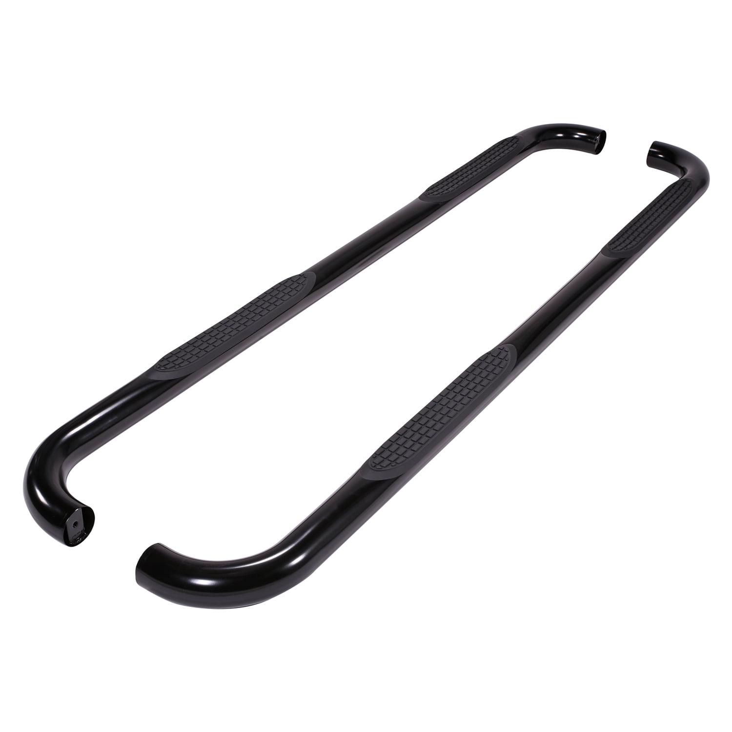 TrailFX 1120230003 Nerf Bar Black Powder Coated With Surface Steps Fits