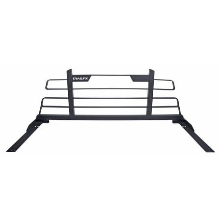 TrailFX HR003B Threaded Fasteners Titanium Black Powder Coated Frame Only Headache Rack
