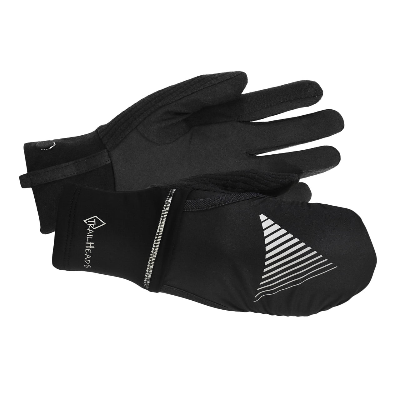 TrailHeads Men's Touchscreen Gloves with Reflective Waterproof Mitten