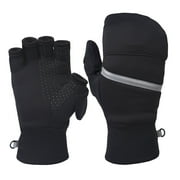 TrailHeads Power Stretch Convertible Mittens - Women’s Fingerless Gloves - medium/large