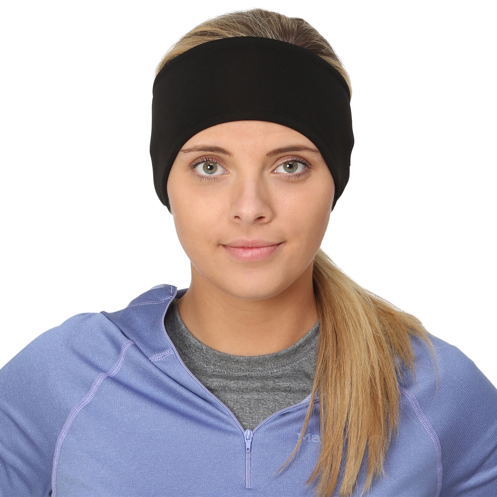 TrailHeads Womens Ponytail Headband - Moisture Wicking Hair Headband ...