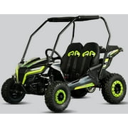 TrailMaster Cheetah 6 Youth Go-Kart - 163cc 5.5HP Engine, 4-Point Safety Belt, Remote Kill, Speed Governor, Suitable for Kids 6-12. with Pre-Assembled Version Now! (Plus, Green)