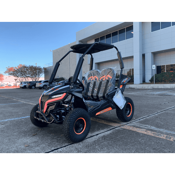 TrailMaster Cheetah i6 Electric Kids Off-Road Go Kart, 650W Motor, 48V 20Ah Battery, 3-Speed with Reverse, Max Speed 19 MPH, Ages 612, Red