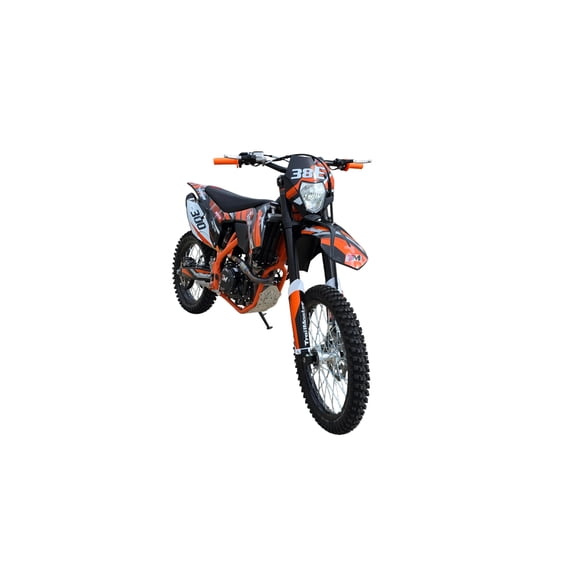 TrailMaster TM38E 300cc (298cc) Dirt Bike - 31HP Engine, Electronic Fuel Injection, 6-Speed Manual, LED Headlights, Dual Adjustable Suspension, Suitable for Adult Riders