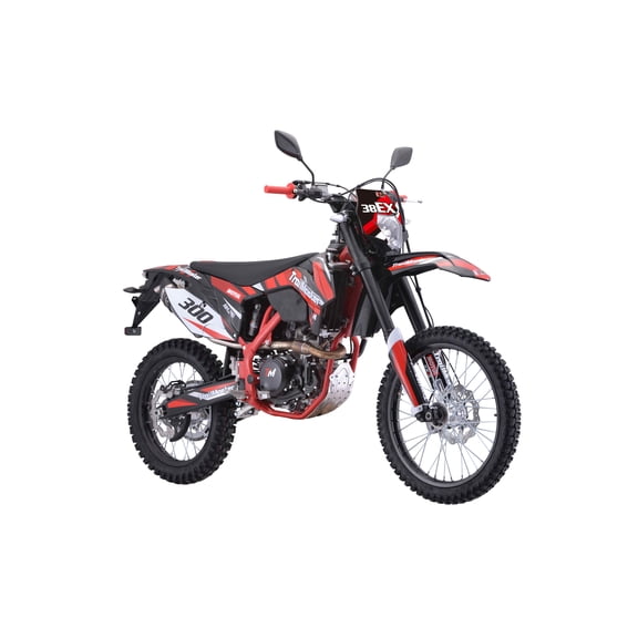 TrailMaster TM38EX 300cc (298cc) Dirt Bike - 31HP Engine, EFI, 6-Speed, Dual Sport Style, LED Lights, Digital Gauges, Suitable for Adult Riders