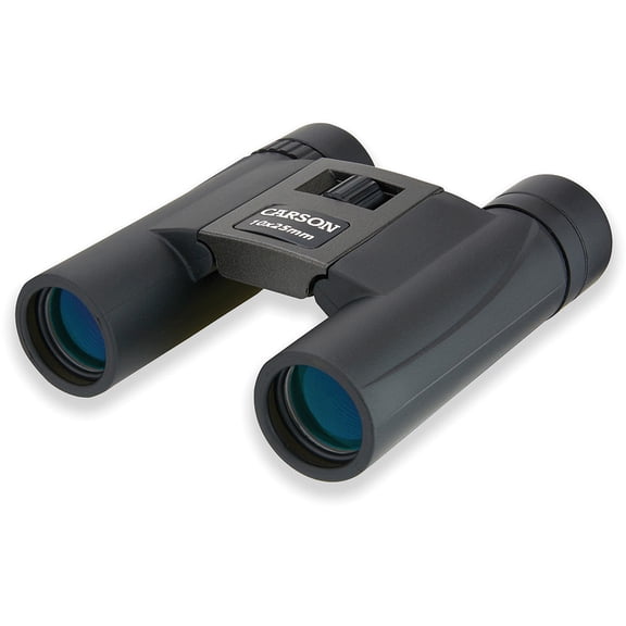 Carson TrailMaxx 10x25mm Compact Lightweight Binoculars with Pouch, Strap, and Lens Cloth