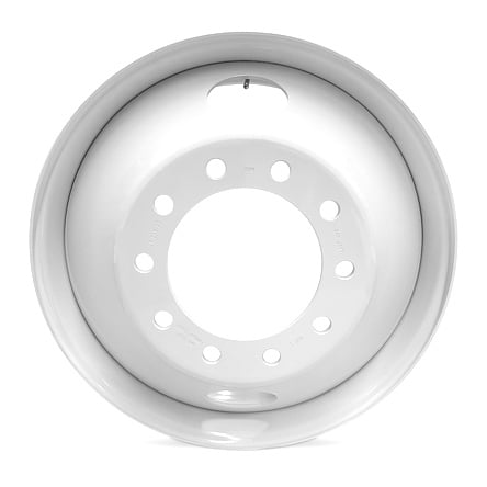 Trailer 24.5x8.25 2HH Steel Rim 10x285.7mm or 10x11.2" Load 7400lb - Road Ready Trailer Wheel