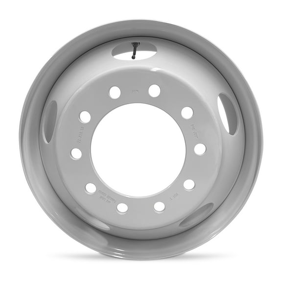 Trailer 24.5x8.25 5HH Steel Rim 10x285.7mm or 10x11.2" Load 7400lb - Road Ready Trailer Wheel