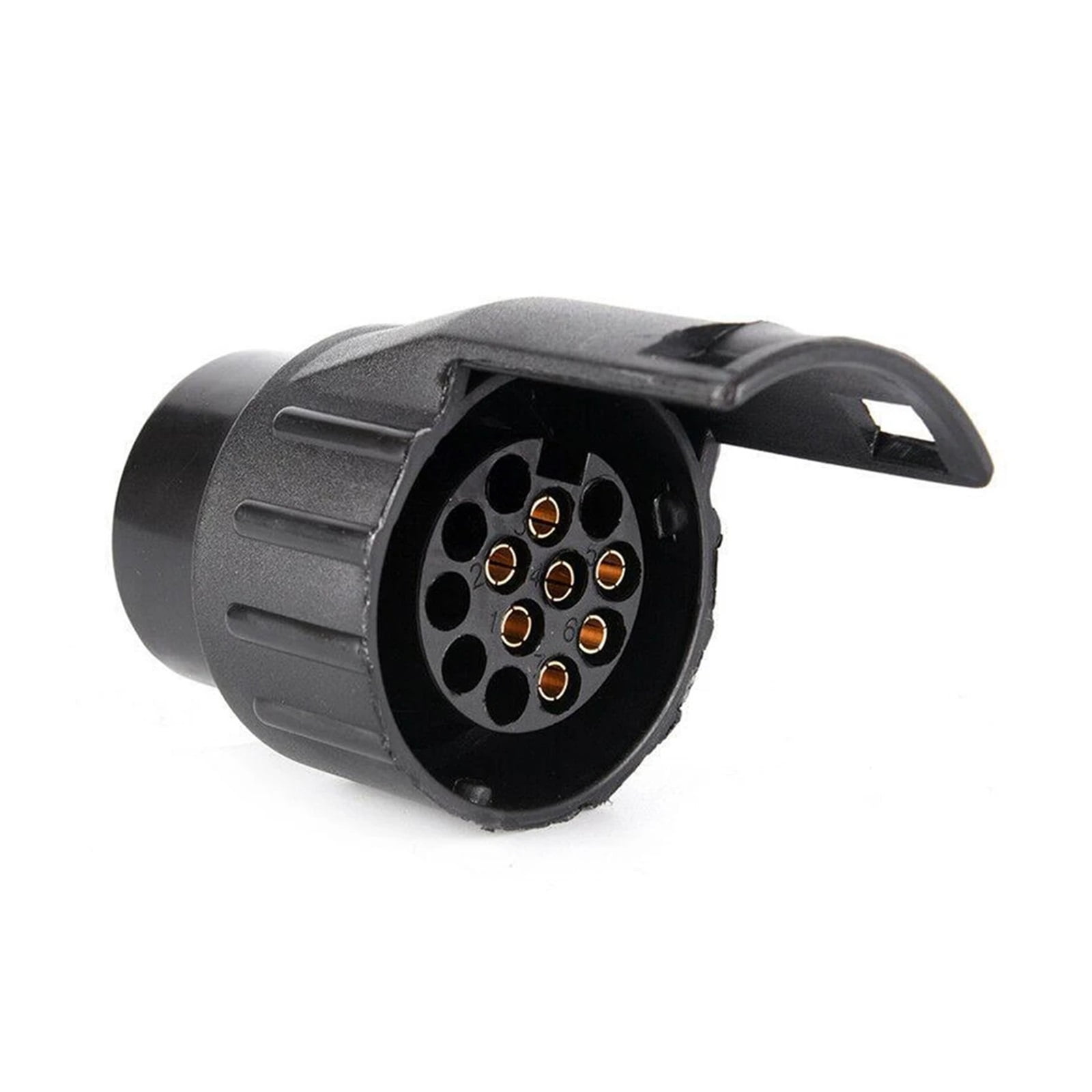 Waterproof Plug Socket Adapter Trailer Adapter Connector 12V 7 Pin To 13 Pin PlugTowbar Towing ...