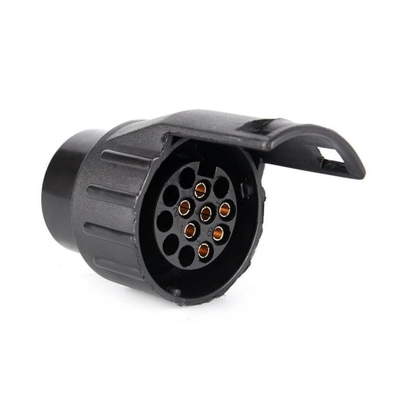 Trailer Adapter Connector 12V 7 Pin To 13 Pin PlugTowbar Towing Waterproof Plugs Socket Adapter Car Truck Caravan Accessories ,Universal Fit