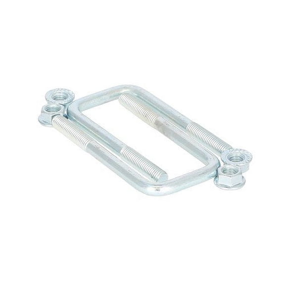 Trailer Axle Square U-Bolt w/Nuts 2" x 5-1/4" x 1/2" 2 Pack fits Trailer & Towing Trailer Hardware