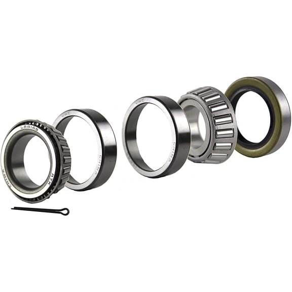 Trailer Bearing Replacement Kit for Repacking Axle Hubs, Fits 7,000-lb. Capacity RV Trailer Axles in a Variety of Brands - 333951