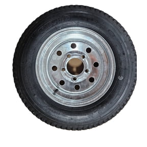 Trailer Boat Camper 12" Galvanized 12x4JA / 5 Hole Wheel / 5.300-12 Bias Ply Tire