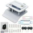 Trailer Camper Entrance Door Lock Handle With Key Security AntiTheft