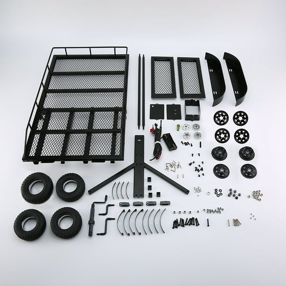 Trailer Car,Redcat Scx10 D90 Car Diy Scx10 D90 Kit 1/10 Redcat Carrier Metal Kit 1/10 Redcat Scx10 Metal Kit 1/10 Crawler Car Heavy-duty Carrier Metal Buzhi C Ler Car C Ler Rookin