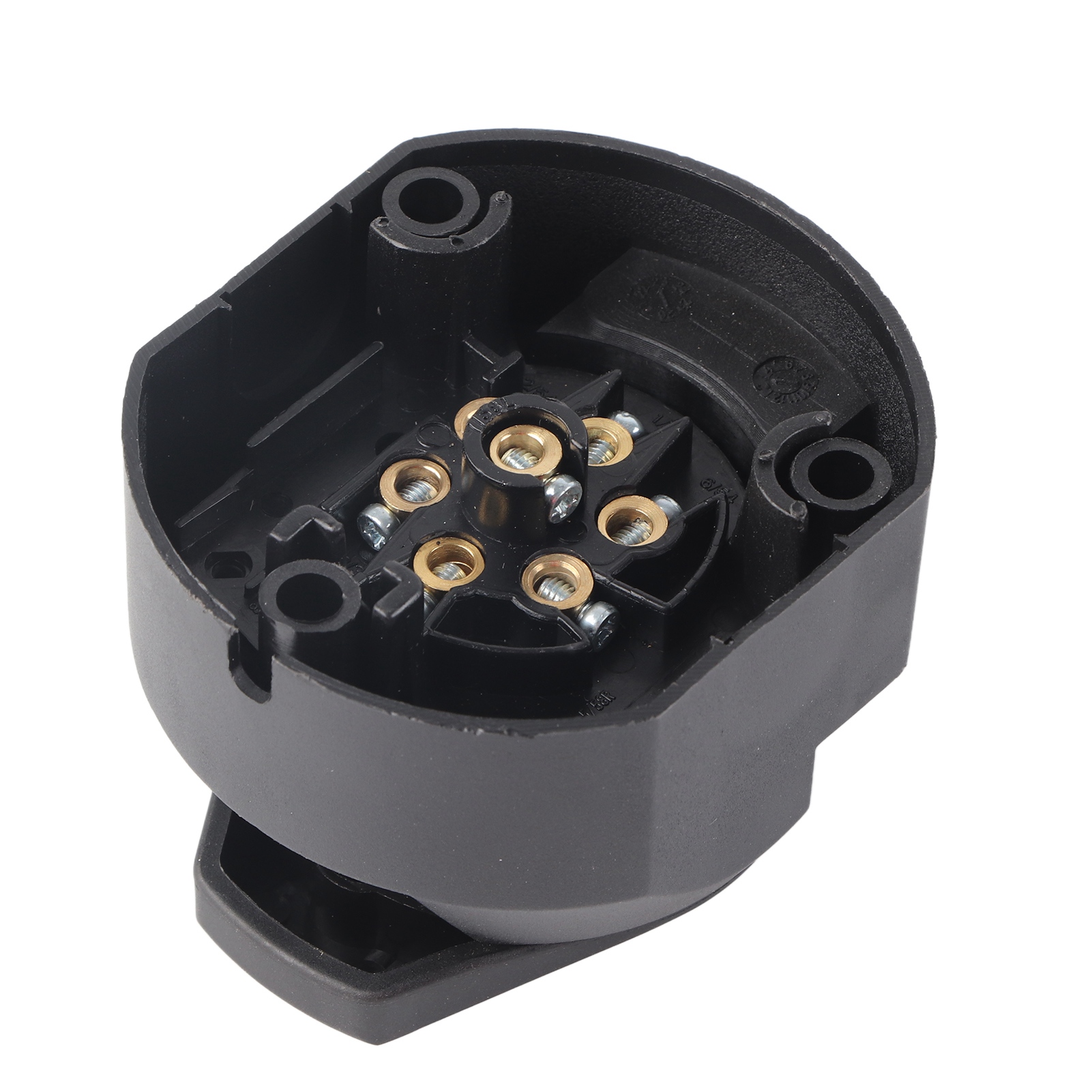 Trailer Connector, 7 Pin European Trailer Connector Socket RV Plug