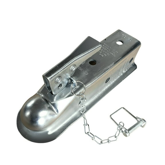 Trailer Coupler 2 X 2 Hitch Ball Coupling Straight Tongue 3500 Lbs RV Parts Camper Caravan Accessories ,Variety of Features