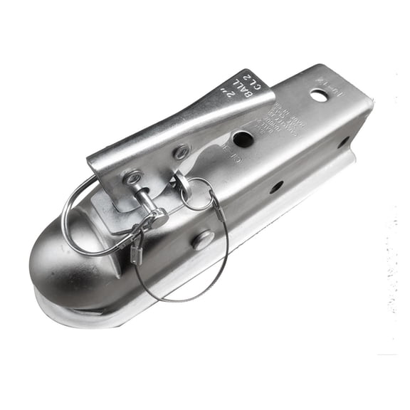 Trailer Coupler 2 X 2 Inch Hitch Ball Coupling Straight Tongue 3500 Lbs RV Parts Accessories ,Easy to Install