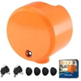thumbnail image 1 of Trailer Coupler Lock,  Hitch Lock Fits 2-5/16", 2" Couplers, RV Trailer Lock, Durable  Tongue Lock with , Orange, 1 of 7
