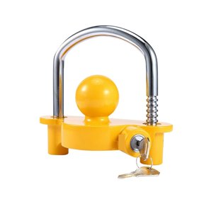 Trailer Coupling Lock U-shaped Anti-rust Replacement Adjustable Automotive RV Hitch Towing Locks Part Accessories