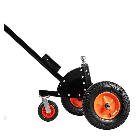 Trailer Dolly 1500lbs, 2-in-1 Adjustable Height Trailer Mover with 2in Ball & Caster - 22/26in Hitch, Pneumatic Tires for Moving Trailers