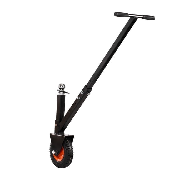 Trailer Dolly 300lbs Capacity Adjustable Height 16.5-22 inch RV & Boat Mover with 1-7/8 & 2 inch Balls 8.5 inch Pneumatic Tire