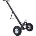 Trailer Dolly with Pneumatic Tires 600 Lb. Maximum Capacity，black