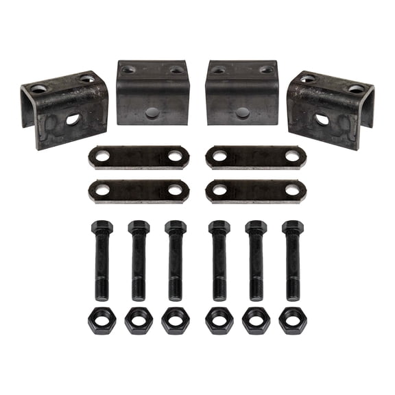Trailer Double Eye Single Axle Hanger Kit for 2000 - 7000 lb axles, Single (1 pc)