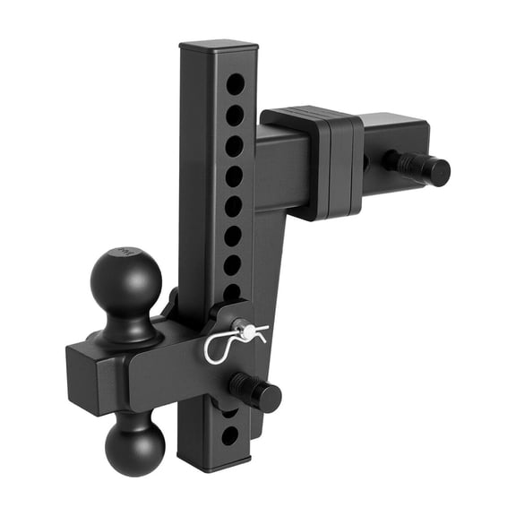 Trailer Hitch 2.5 Inch Receiver, 18500lbs GTW, 10 Inch Drop - 2 & 2-5/16 Inch Balls, RV & Truck Towing Mount