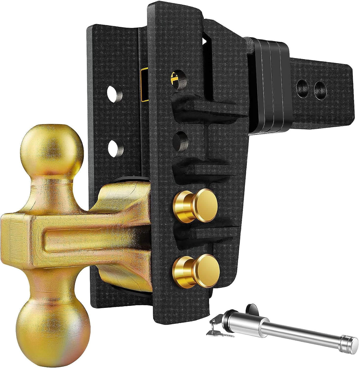 Trailer Hitch 6 Inch Adjustable Drop/Rise Hitch, Fits 2'' Receiver