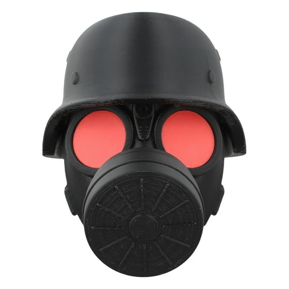 Trailer Hitch Cover With Unique Helmet And Mask Design For Standard Hitches