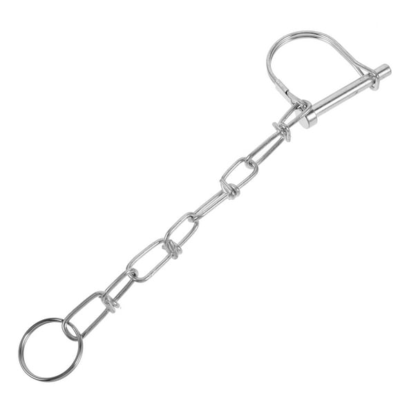 Trailer Hitch Pin And Clip 1 Set Safety Coupler Pin For Towing Heavy Duty Trailer Latch Pin With Chain Locking Receiver