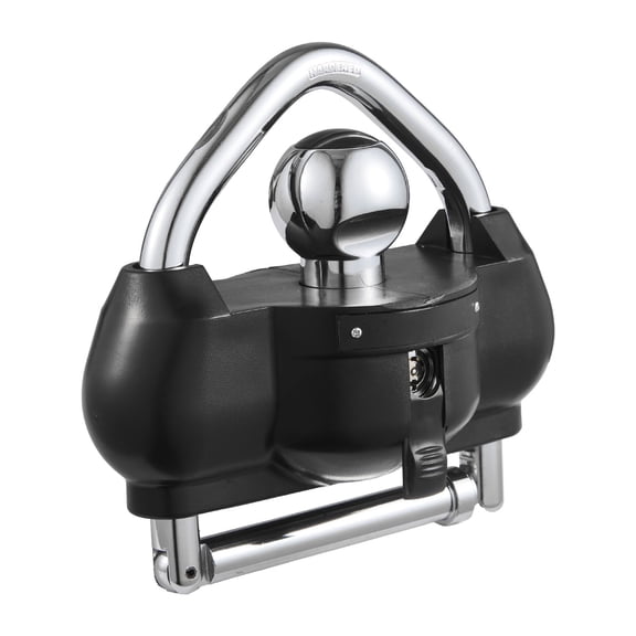 Trailer Hitch Lock Fits 1-7/8", 2" & 2-5/16" Couplers with 3 Keys for RV Boat Trailer
