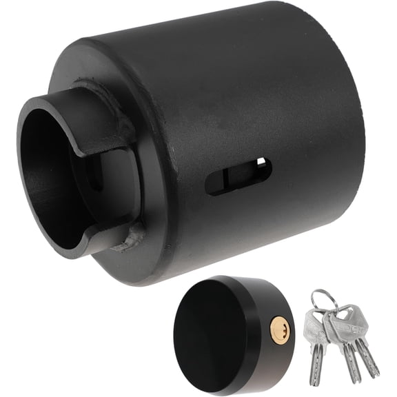 Trailer Hitch Lock Tongue Locks Fit for 2 5/16 Inch Couplers Upgraded Heavy Duty Steel Trailer Ball Hitch Coupler Locks Anti-Theft for Camper RV Boat Trailer Pickup