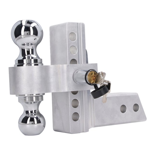 Trailer Hitch Mount, Drop Rise Aluminum Drop Hitch Universal Versatile