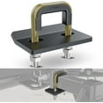 thumbnail image 1 of Trailer Hitch Tightener for 2 Inch Trailers Hitches Mount Anti Rattle Heavy Duty Steel with Rubber Cover Gray U Bolt Matte Black Plate Electrophoresis Anti-Rust Triple Protective, 1 of 7