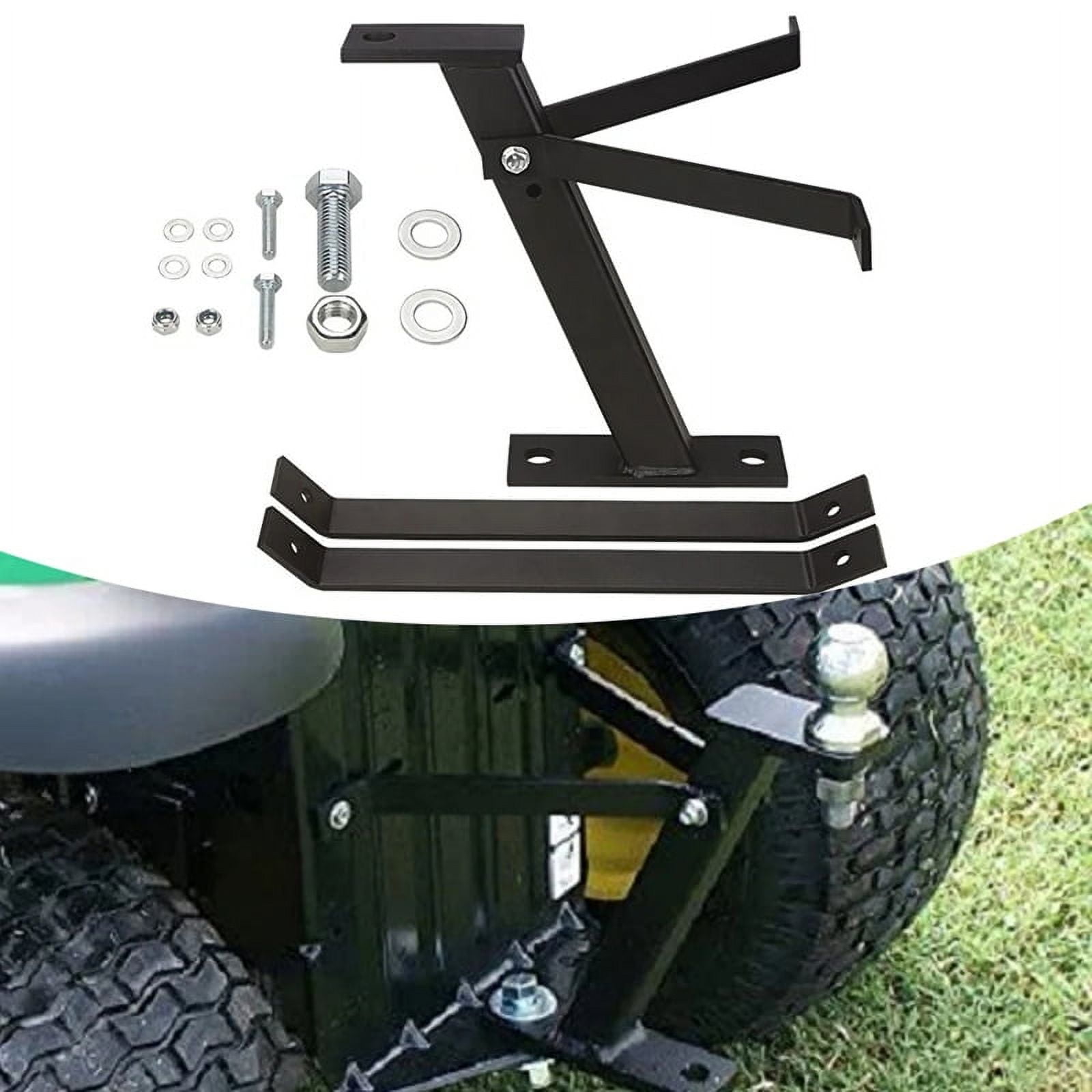 Trailer Hitch for Lawn Mower Heavy Duty Garden Tractor Lawnmower Trailer Attachm Garden Tool Accessories