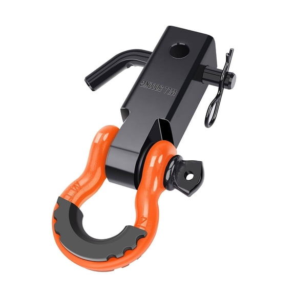 Trailer Hitches For Off Roading Vehicles 2Inch Standard Size Shackle Hitches Receiver 2" Carbon Steel Safe Locking
