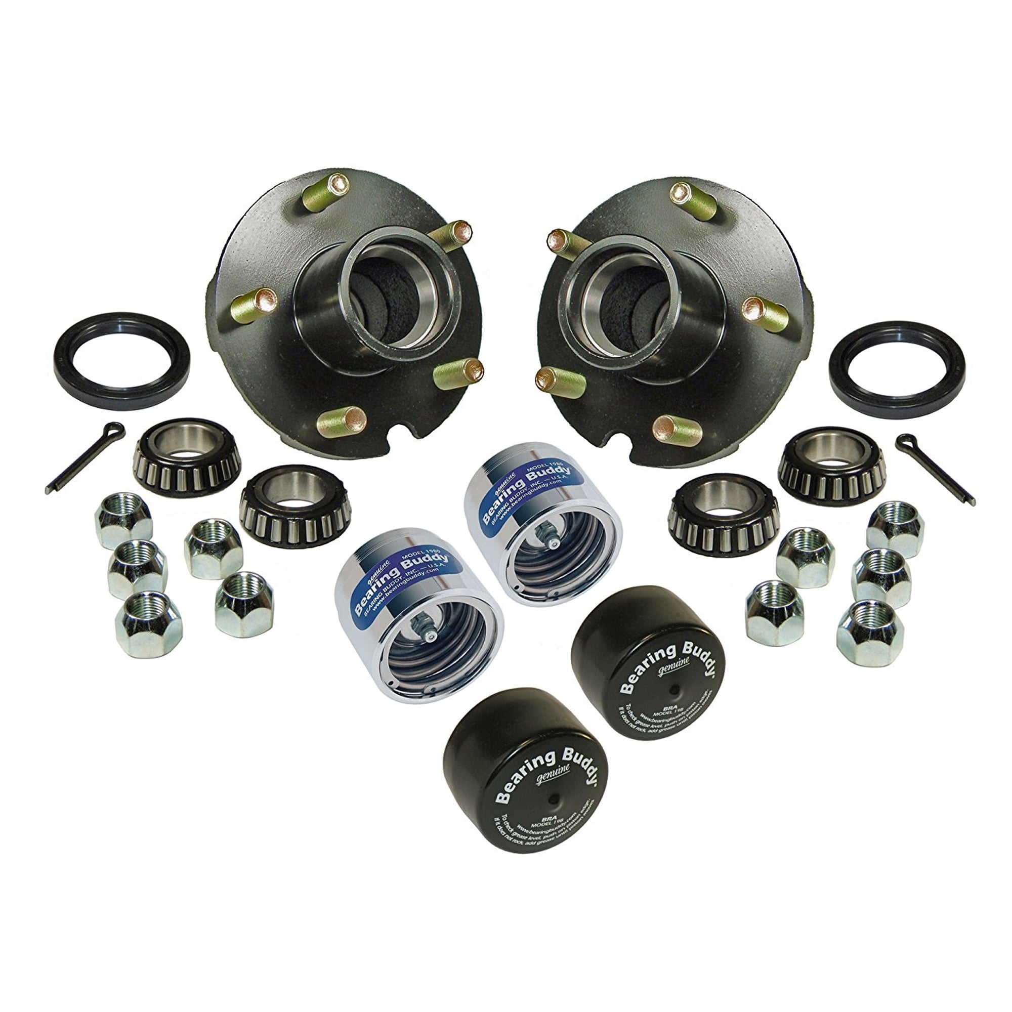 FUSHIBEARING 2 Set Fits for 1-1/16'' Axles Trailer Wheel Hub FUSHIBEARING 2 Set Fits for 1-1/16'' Axles Trailer Wheel Hub