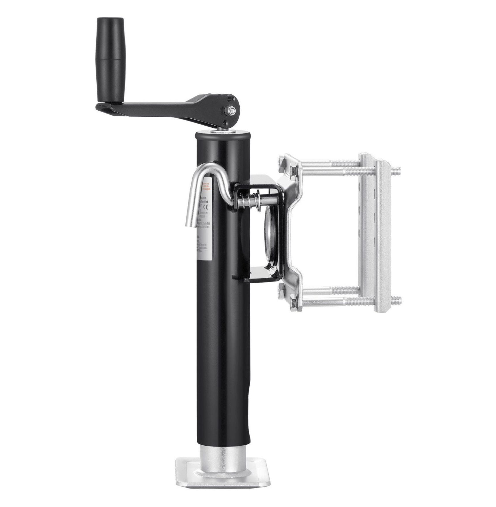 Trailer Jack 2000lbs Bolt-On Tongue Jack 10" Lift Heavy Duty RV Travel Trailer