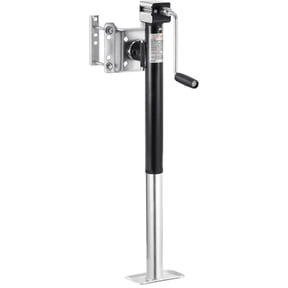 Trailer Jack, 5000 lbs Dynamic Load Capacity, Heavy Duty Swivel Bolt-on Trailer Jack, 14.3" Lift Trailer Jack Stand with Handle for RV Trailer, Horse Trailer, Utility Trailer, and Yacht Trailer