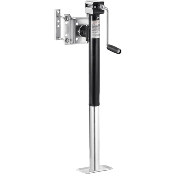 Trailer Jack, 5000 lbs Dynamic Load Capacity, Heavy Duty Swivel Bolt-on Trailer Jack, 14.3" Lift Trailer Jack Stand with Handle for RV Trailer, Horse Trailer, Utility Trailer, and Yacht Trailer