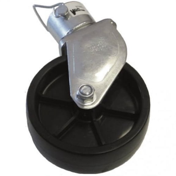 Trailer Jack A-Frame Wheel Assembly w/Pin Poly