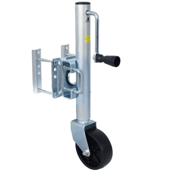 Trailer Jack, Boat Trailer Jack 32.8 in, Bolt-on Trailer Tongue Jack Weight Capacity 1000 lb, with PP Wheels and Handle for Lifting RV Trailer, Horse Trailer, Utility Trailer, Yacht Trailer