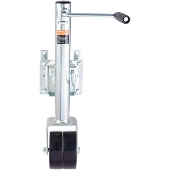 Trailer Jack, Boat Trailer Jack 35.3 in, Bolt-on Trailer Tongue Jack Weight Capacity 1500 lb, with PP Wheels and Handle for lifting RV Trailer, Horse Trailer, Utility Trailer, Yacht Trailer