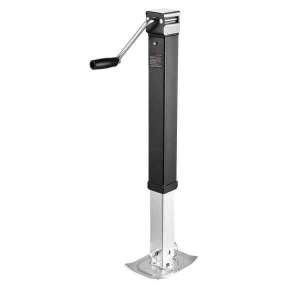 Trailer Jack Weld-on Pipe Mount Swivel Trailer Jack 8000 lbs 15" Travel