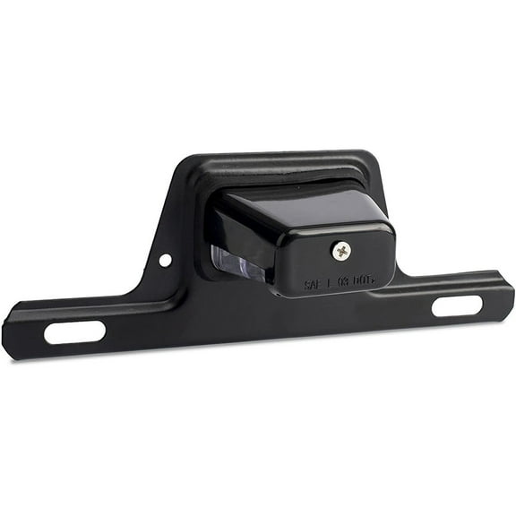 Trailer LED License Plate Light Bracket Mount 12V DC for RV Boat Tag