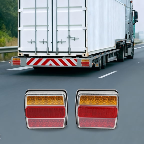 Trailer LED Light, Tail License Brake Running Light, Tail Light Kit, Applicable Model: Universal For Trucks, Trailers Under 80'', Tractors, Semi-trailers, Dump Trucks, Buses, Boats