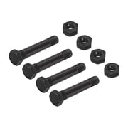 Trailer Leaf Spring Shackle 9/16 -18 x 3 Bolt & Lock Nut Set for 1-3/4 Wide Leaf Springs